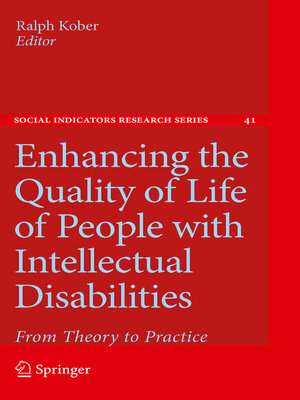 cover image of Enhancing the Quality of Life of People with Intellectual Disabilities